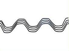 W zig zag greenhouse locking wire sale